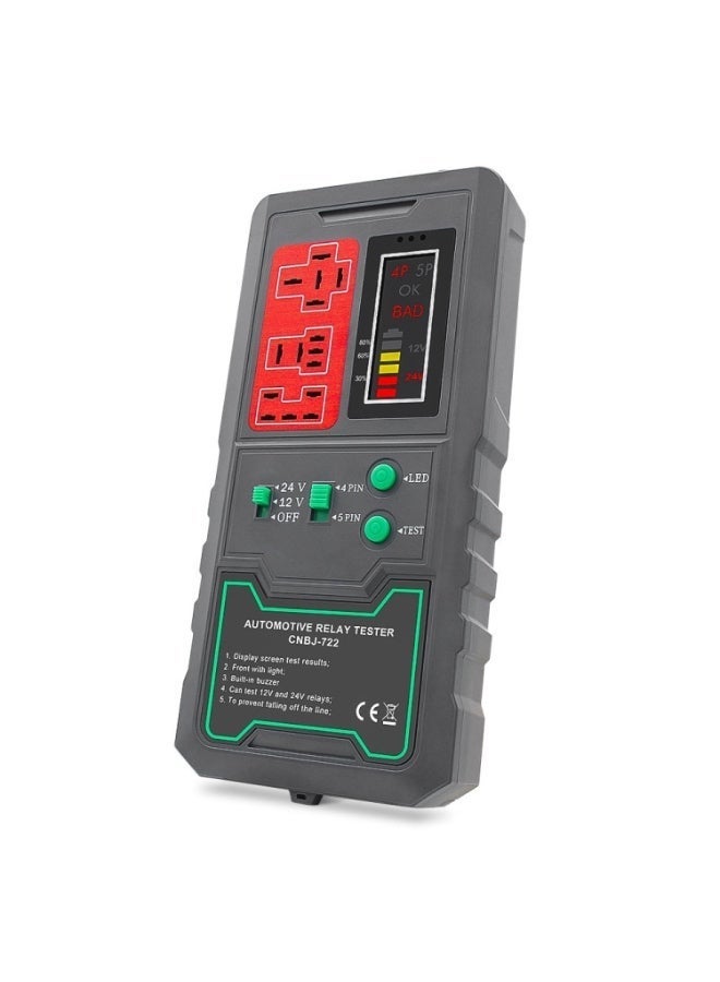 12V/24V 4 Pin 5 Pin Automotive Relay Tester - Image 1