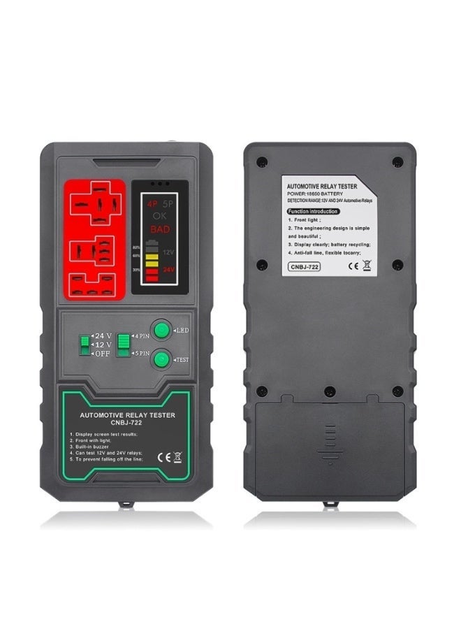 12V/24V 4 Pin 5 Pin Automotive Relay Tester - Image 3