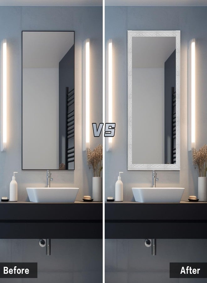 WADILE شريط لاصق من الفوم من واديل، مقاس 90 بوصة × 3.1 بوصة، سهل اللصق، حافة ورق جدران مرنة، خطوط حواف جدارية ثلاثية الأبعاد، لوح قاعدة من الفوم، شريط تزيين جدران للمنزل، أبيض، 4 قطع - Image 4