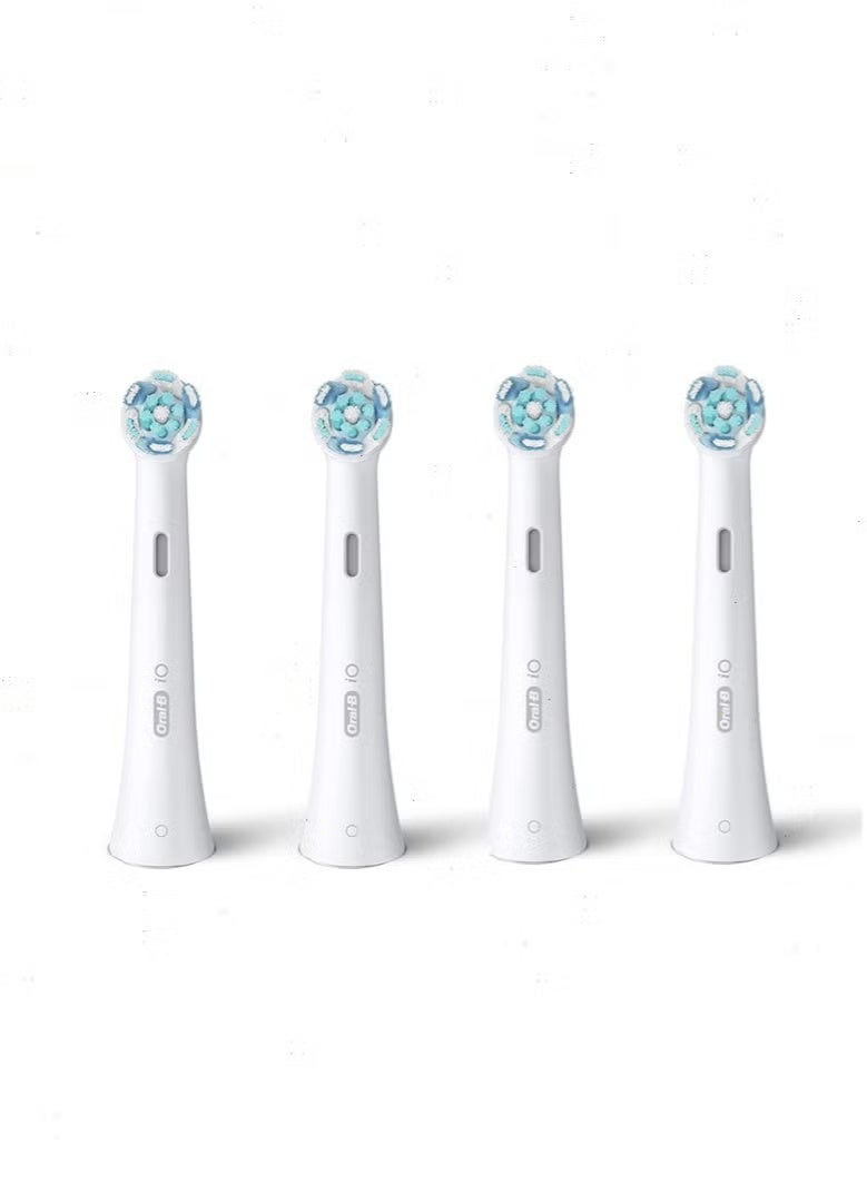 Oral-B iO Ultimate Clean Replacement Brush Heads Refill for Electric Rechargeable, White, 4 Count White - Image 2