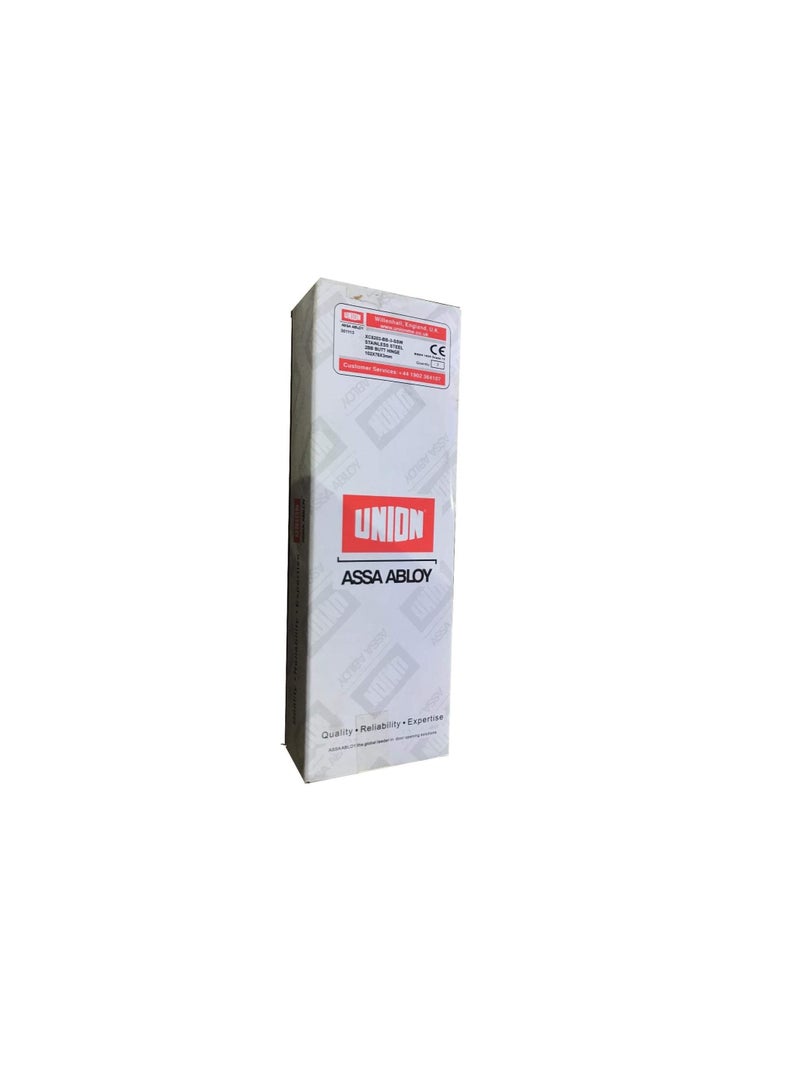 Assa Abloy Union UK Grade 13 Stainless Steel Bearing Hinges 1 Pair Packet  - Image 2