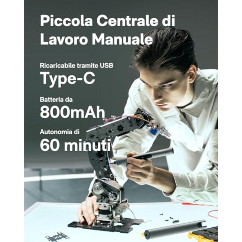 Electric Precision Screwdriver Master Set 56 Bits â€" 3 Torque Settings, Brushless Motor, LED Light, Rechargeable - Image 2