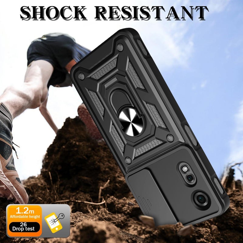 erorex For ZTE nubia Neo 2 Sliding Camera Cover Design TPU+PC Phone Case(Silver) - Image 3