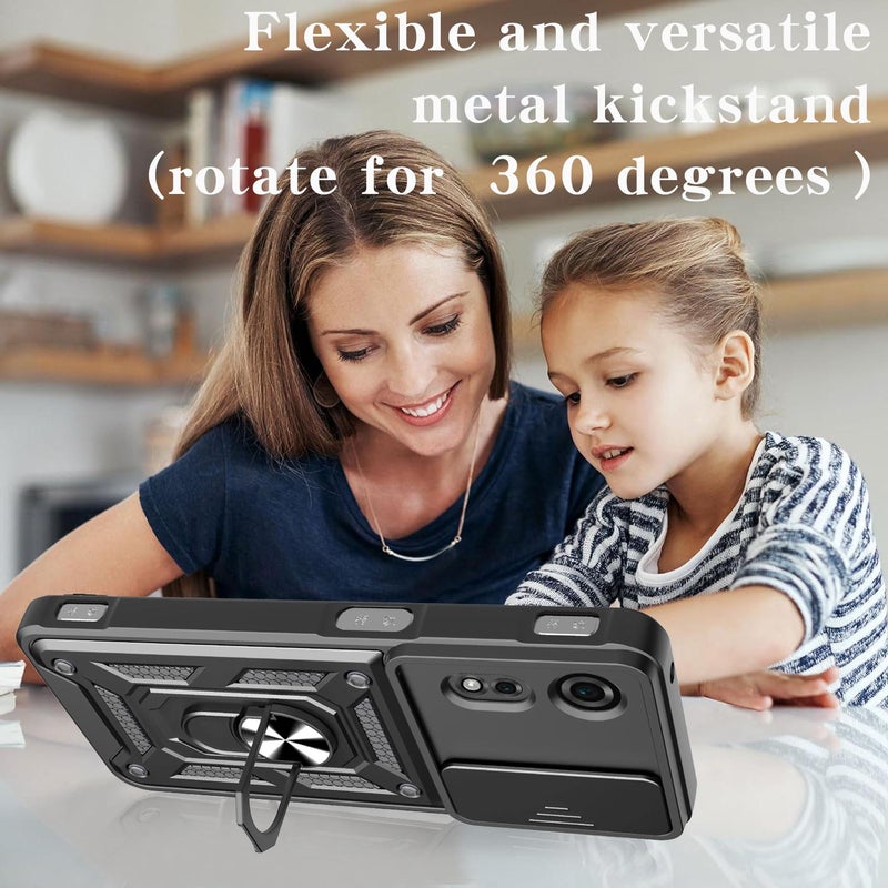 erorex For ZTE nubia Neo 2 Sliding Camera Cover Design TPU+PC Phone Case(Silver) - Image 4