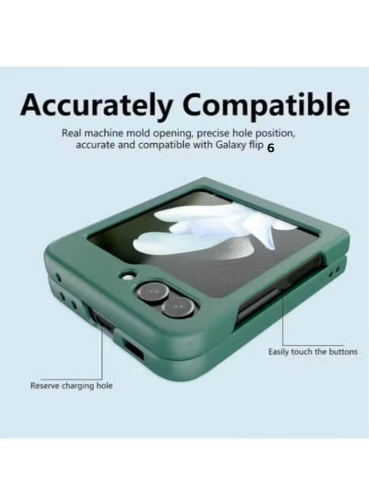 Captaintech Samsung Galaxy Z Flip 6 Case – Shockproof Protective Cover with Grade Drop Protection (2024, 5G Compatible) ﻿ - Image 4