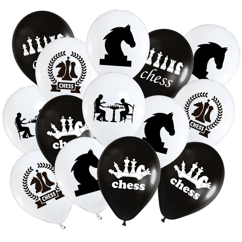 PIBIMoicy 50 Pcs Chess Balloon Chess Game Competition Team Birthday Party Favors Supplies Decorations Balloon - Image 3