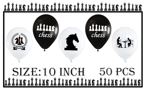 PIBIMoicy 50 Pcs Chess Balloon Chess Game Competition Team Birthday Party Favors Supplies Decorations Balloon - Image 5