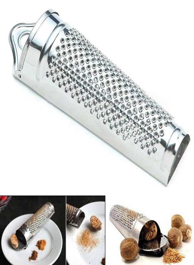 fayle Nutmeg Grater Hanging Multifunctional Nut Kitchen Home Stainless Steel Ginger Garlic Hand Held Planer Lemon Tool Zester Mini - Image 5
