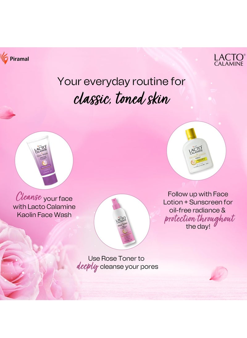Lacto Calamine Toner For Glowing Skin, RoseWater with Aloe Vera & 2% Niacinamide, 120ml  - Image 5