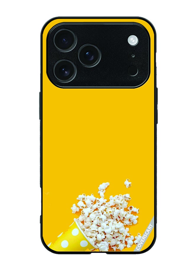 COVERSCART Protective Case Cover For Apple iPhone 17 Pro Max Popcorn Design Yellow