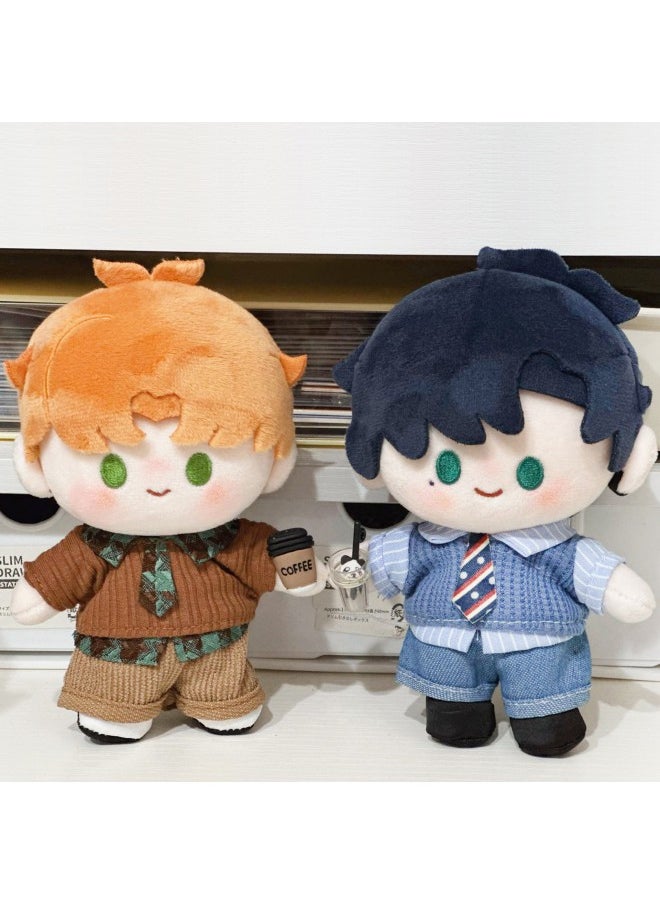 Labu Baby Coat Generation II Labubu Baby Coat 17cm Blind Box Labu Standing Posture Clothes Suit Many Points-Specifications:It's Just That Baby Clothes Don't Have Dolls-Color:Raw Coconut Latte