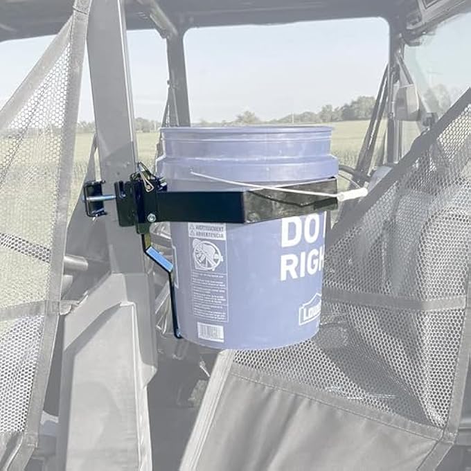 rayihni BucketHaul Universal Bucket Carrier Kit for Tubing and ROPS, Fixed Mount, Made in USA - Image 1