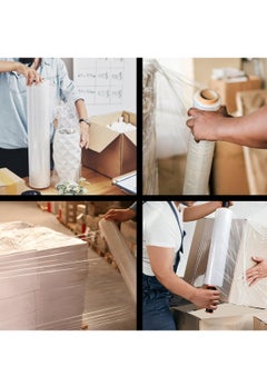 vsell24 Pack of 3PC Stretch Film Wrap 1KG (400 Core ) Clear Packing with Heavy Duty Household Materials ,Office , Warehouse  - Image 3
