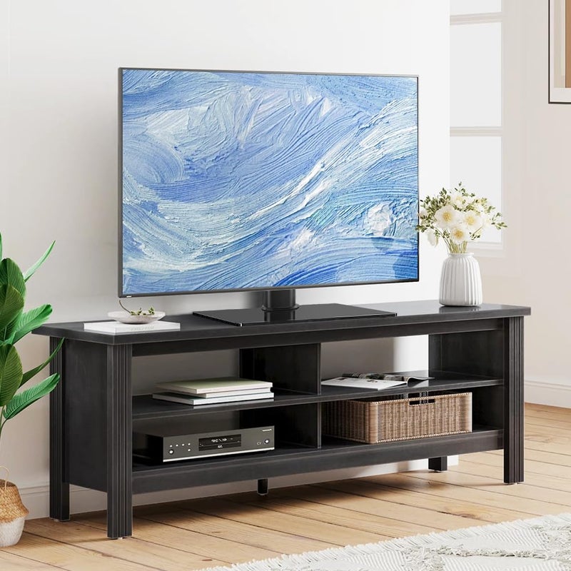BFTOU Universal TV Stand for 13"â€“43" TVs Swivel 4 Level Height Adjustable Table Top TV Mount Stand Holds up to 77lbs - Image 2