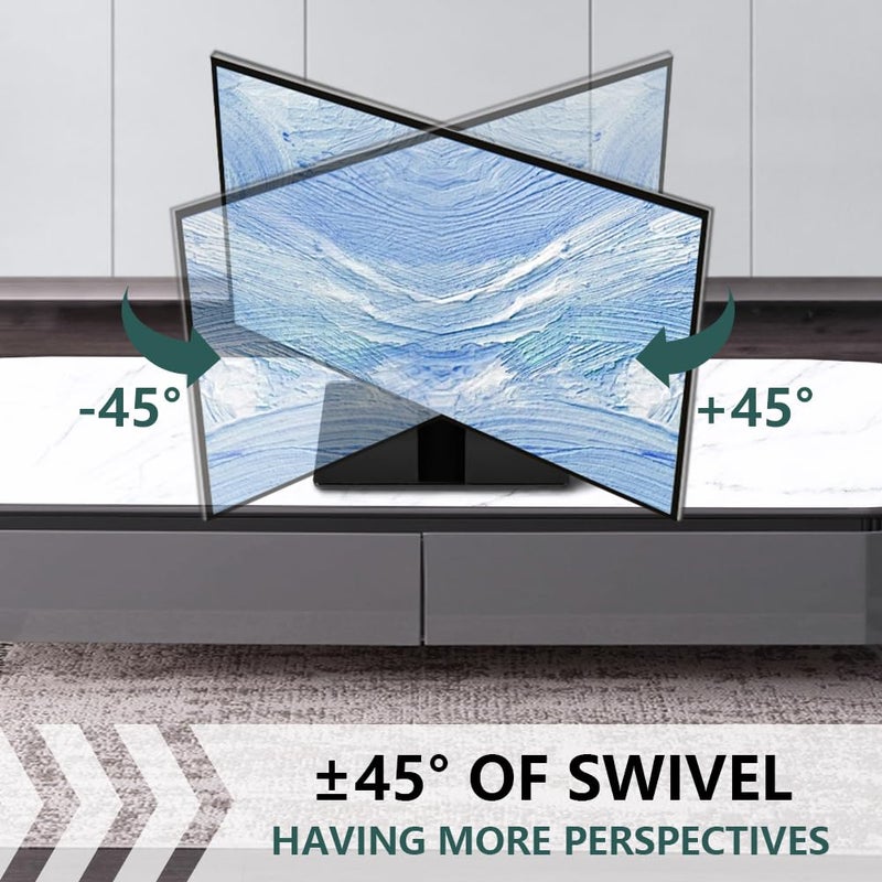 BFTOU Universal TV Stand for 13"â€“43" TVs Swivel 4 Level Height Adjustable Table Top TV Mount Stand Holds up to 77lbs - Image 5