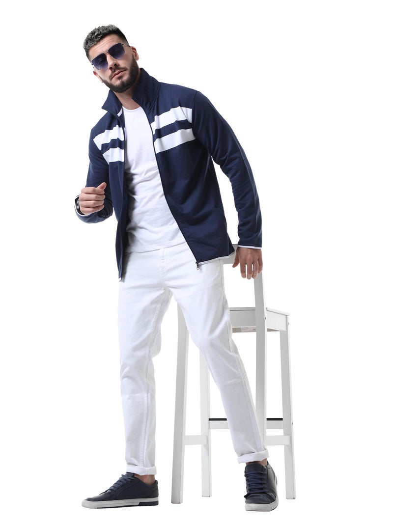 fanideaz Mens Winter Jacket for Men Branded Warm and Stylish Jackets for Men Premium Comfortable Mens Jacket_7NB_M_NavyBlue - Image 4