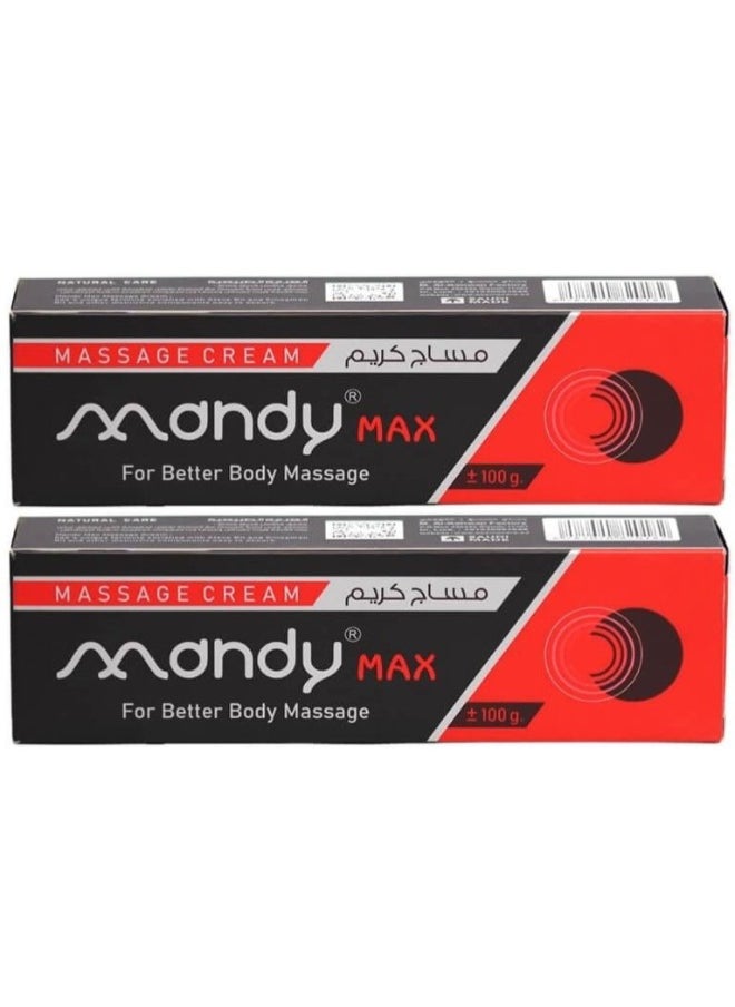Mandy 2Pcs Mandy Max Body Massage Cream  100 gm  - Image 1