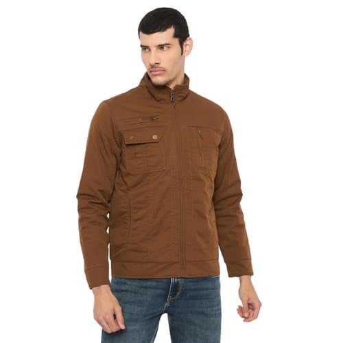 Duke Stardust Men Full Sleeve Jacket (SDZ3122_Brown_XXL) - Image 1