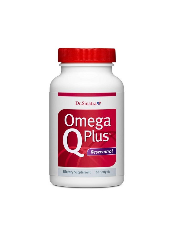 Dr. Sinatra Omega Q Plus Resveratrol Omega3 Supplement With Coq10 And Resveratrol Promotes Comprehensive Heart And Whole Body Health To Help You Age Well (60 Softgels)  - Image 2