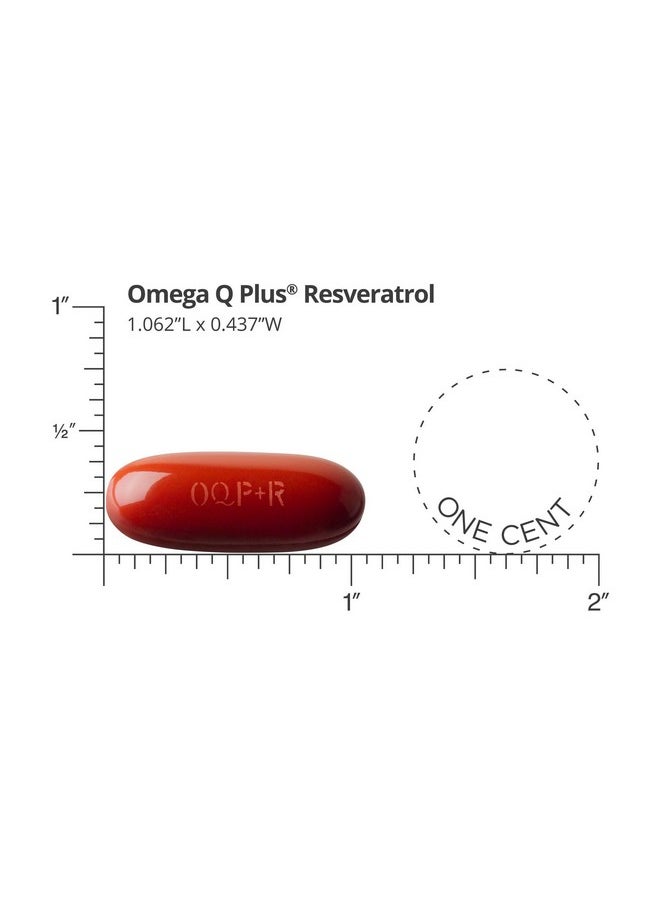 Dr. Sinatra Omega Q Plus Resveratrol Omega3 Supplement With Coq10 And Resveratrol Promotes Comprehensive Heart And Whole Body Health To Help You Age Well (60 Softgels)  - Image 4