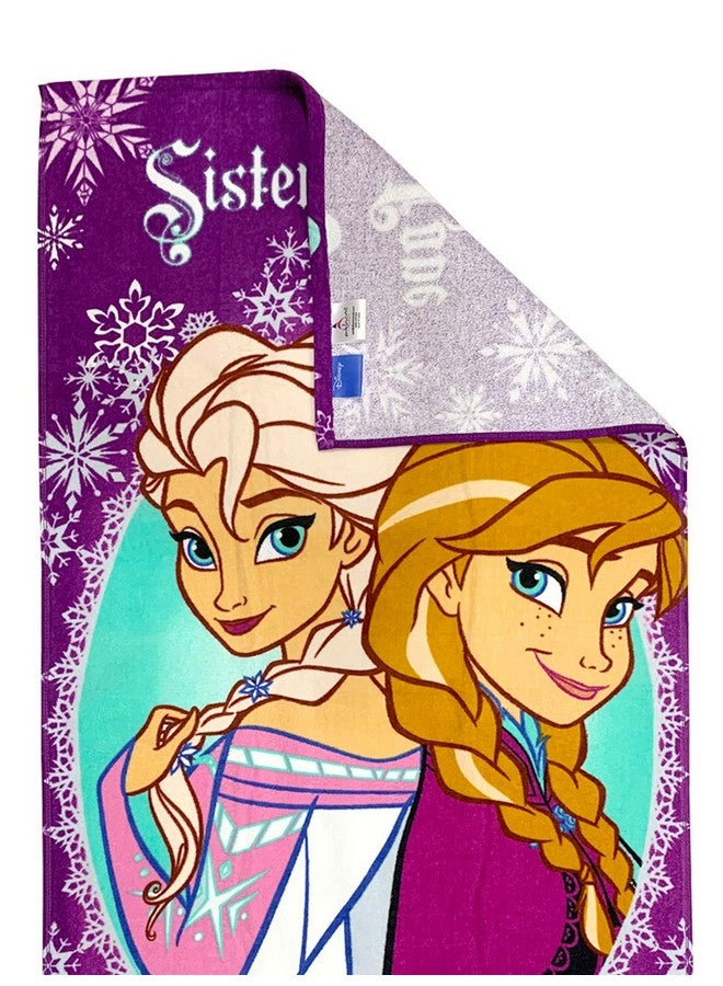 Athom Trendz Athom Living Disney Frozen Sisterly Love Elsa & Anna Kids Bath Towel 60x120 cm Pack of 2 - Image 5