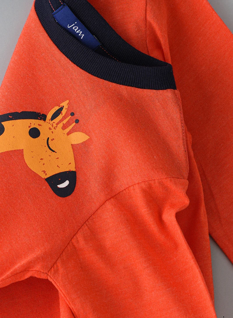 JAM Knit t-shirt with print