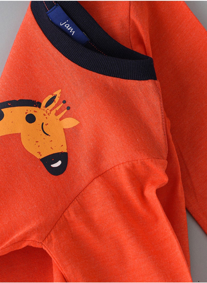 JAM - Knit t-shirt with print - Image 1