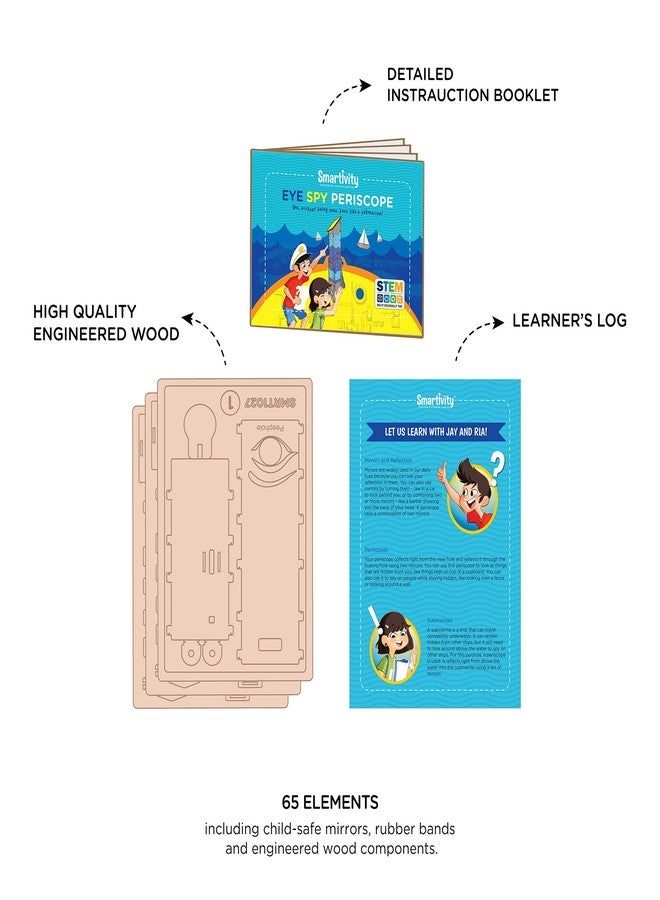 Smartivity Eye Spy Periscope For 6+ Years Boys and Girls, STEM, Learning, Educational and Construction Activity Toy Gift (Multi-Color) - Image 4
