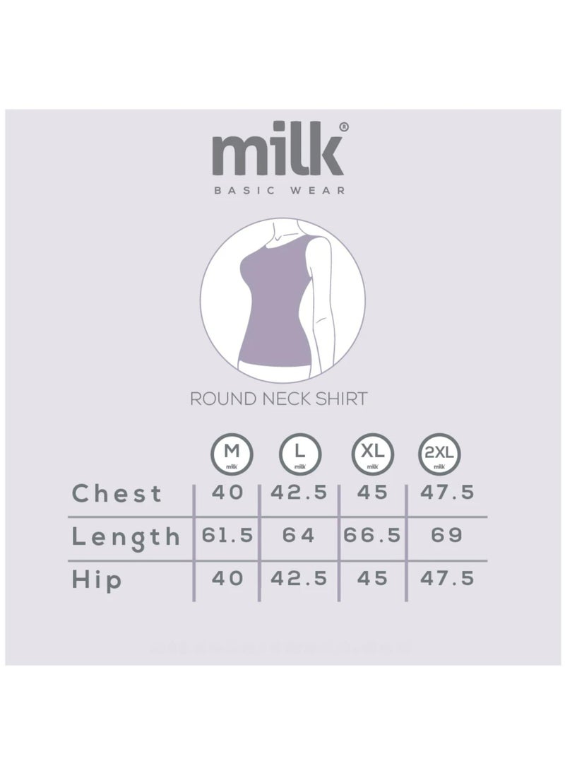 ميلك بدي كت توب عريض قطن - Image 5