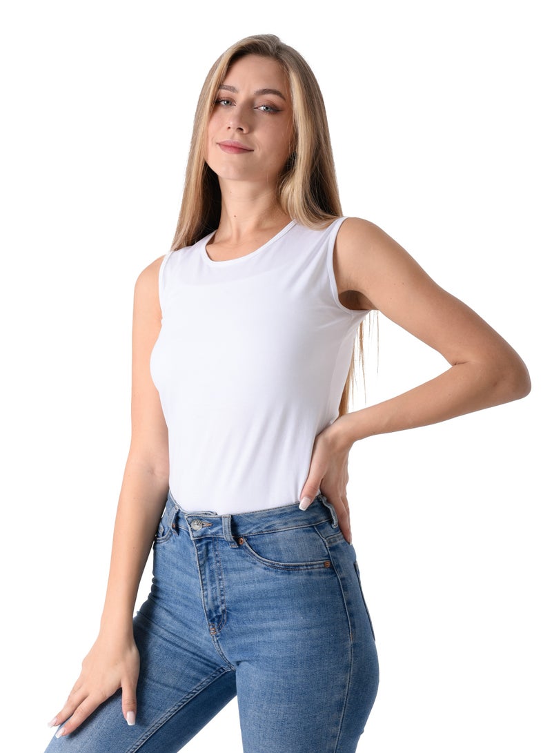 ميلك بدي كت توب عريض قطن - Image 3