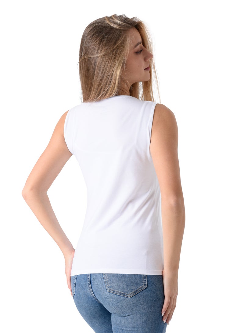 ميلك بدي كت توب عريض قطن - Image 4