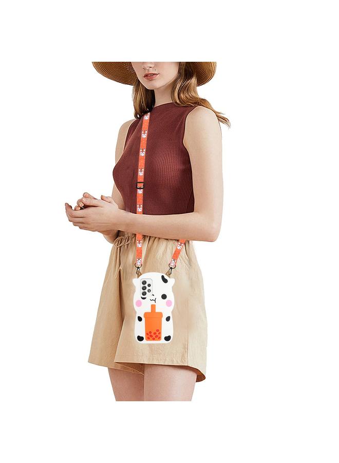 erorex Case For Samsung Galaxy A33 5G Crossbody Cartoon Silicone Phone Case - Image 5