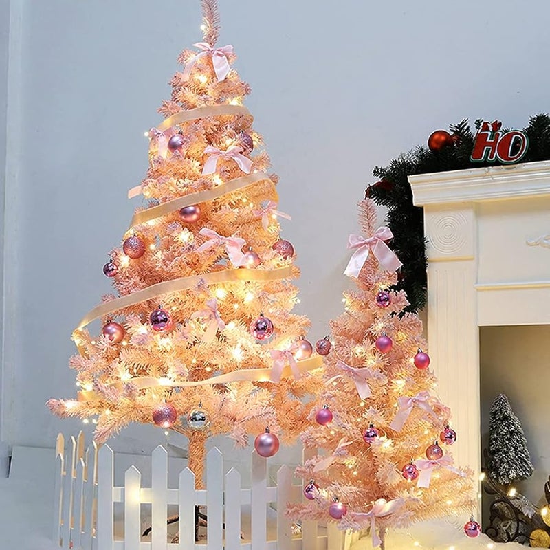 برايتاون 2 Pack 50 Count 10FT Christmas String Lights Clear Warm White Mini Lights - Image 4