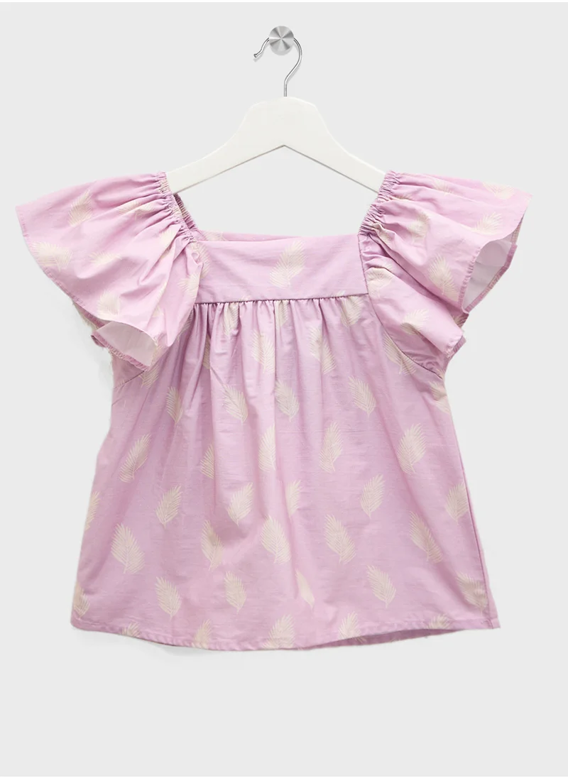 ريبلز مع نمشي Girls Printed 2Pcs Set