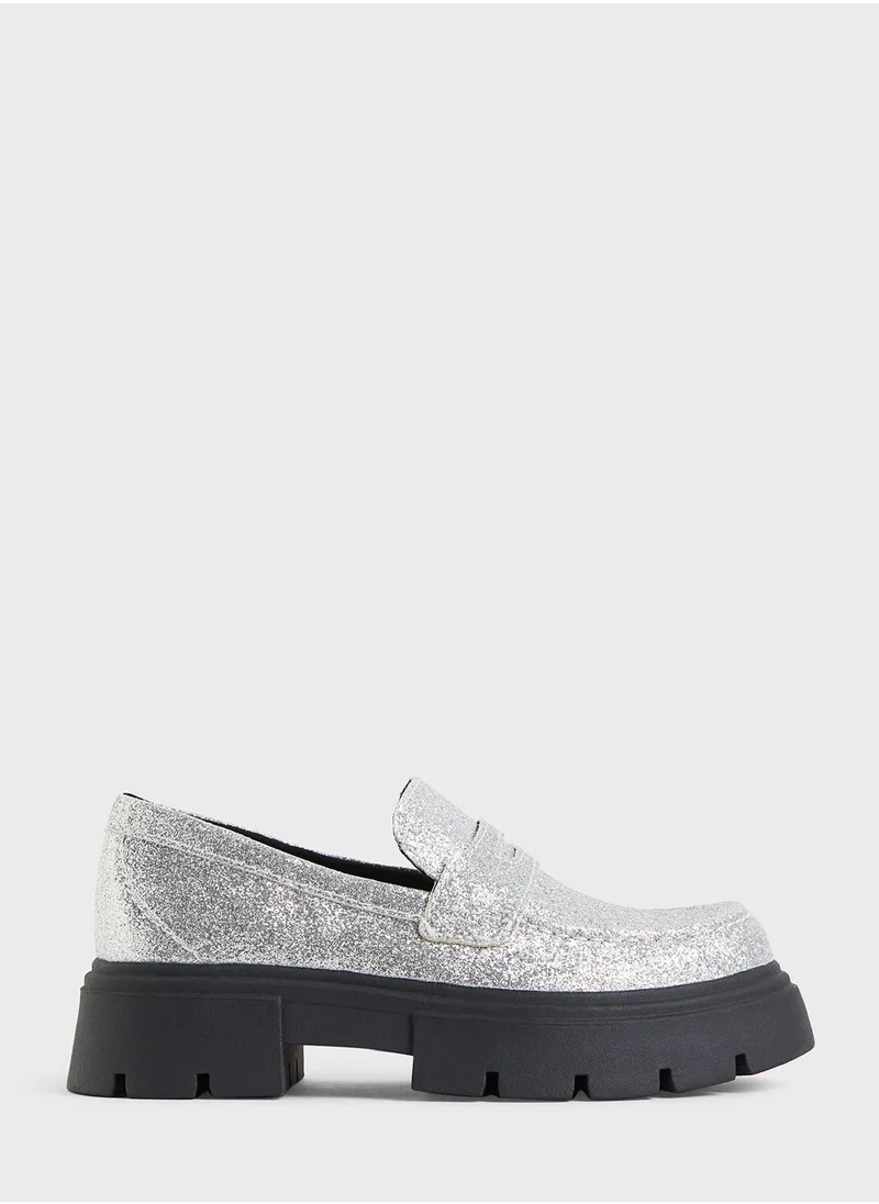 H&M Kids Shimmer Loafers