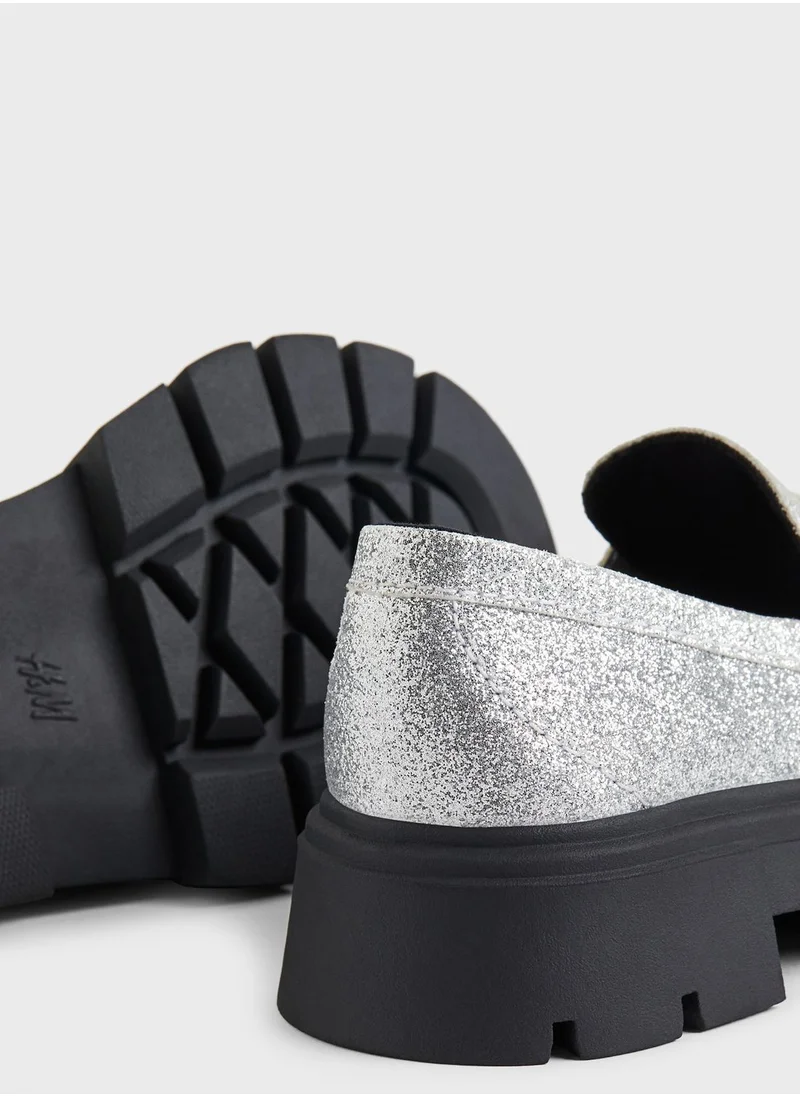 H&M Kids Shimmer Loafers