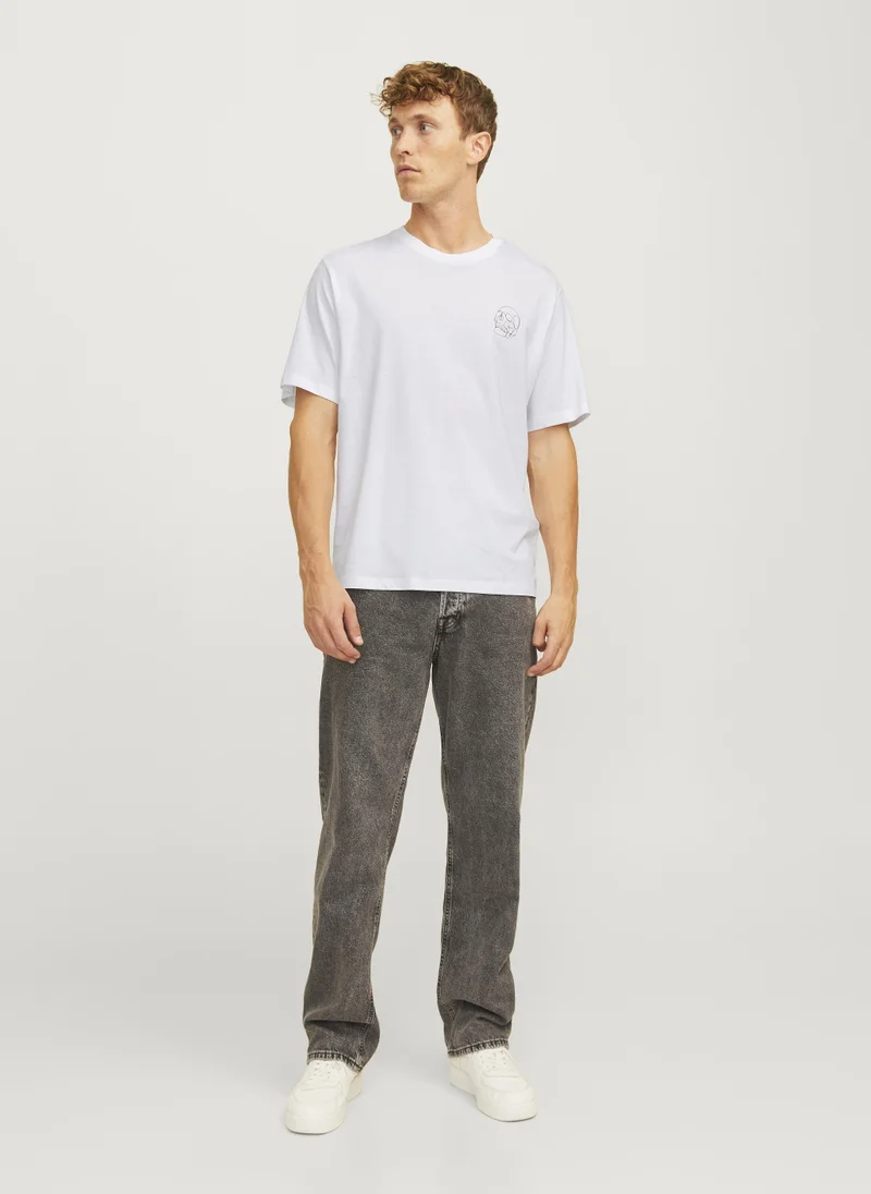 JACK & JONES Jorlamin Skull Printed T-Shirt