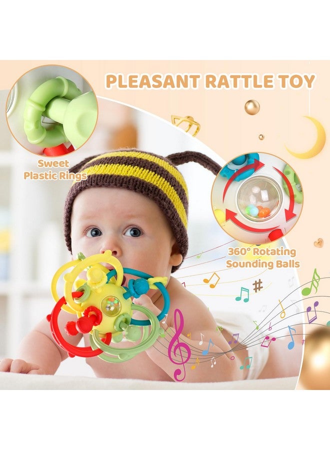 Orzbow Rattle & Sensory Teething Toys for Baby, Montessori Teethers Toys for Babies 3-12 Months, Infant Teething Relief Chew Toys, Stimulating Little Minds & Hands with Educational Toys for Toddlers - Image 2