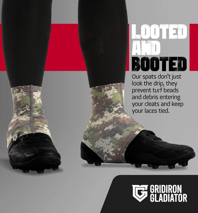 Gridiron Gladiator Cleat Covers - Football Spats - Football Cleat Cover - Cleat Spats for Soccer, Baseball & Softball - Image 4