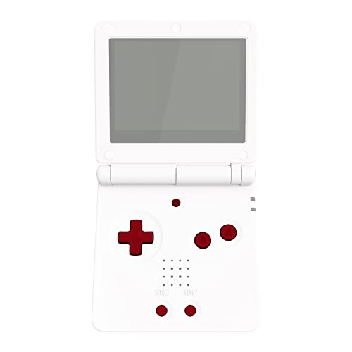 eXtremeRate Scarlet Red Custom Full Set Buttons for Gameboy Advance SP, Replacement A B L R Button Power On Off Volume Button D-pad Key for GBA SP Console - Console NOT Included - Image 4