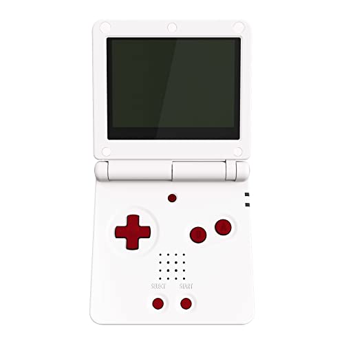 eXtremeRate Scarlet Red Custom Full Set Buttons for Gameboy Advance SP, Replacement A B L R Button Power On Off Volume Button D-pad Key for GBA SP Console - Console NOT Included - Image 5