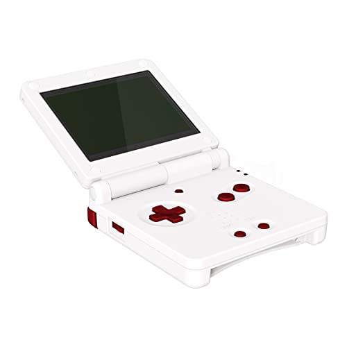 eXtremeRate Scarlet Red Custom Full Set Buttons for Gameboy Advance SP, Replacement A B L R Button Power On Off Volume Button D-pad Key for GBA SP Console - Console NOT Included - Image 3
