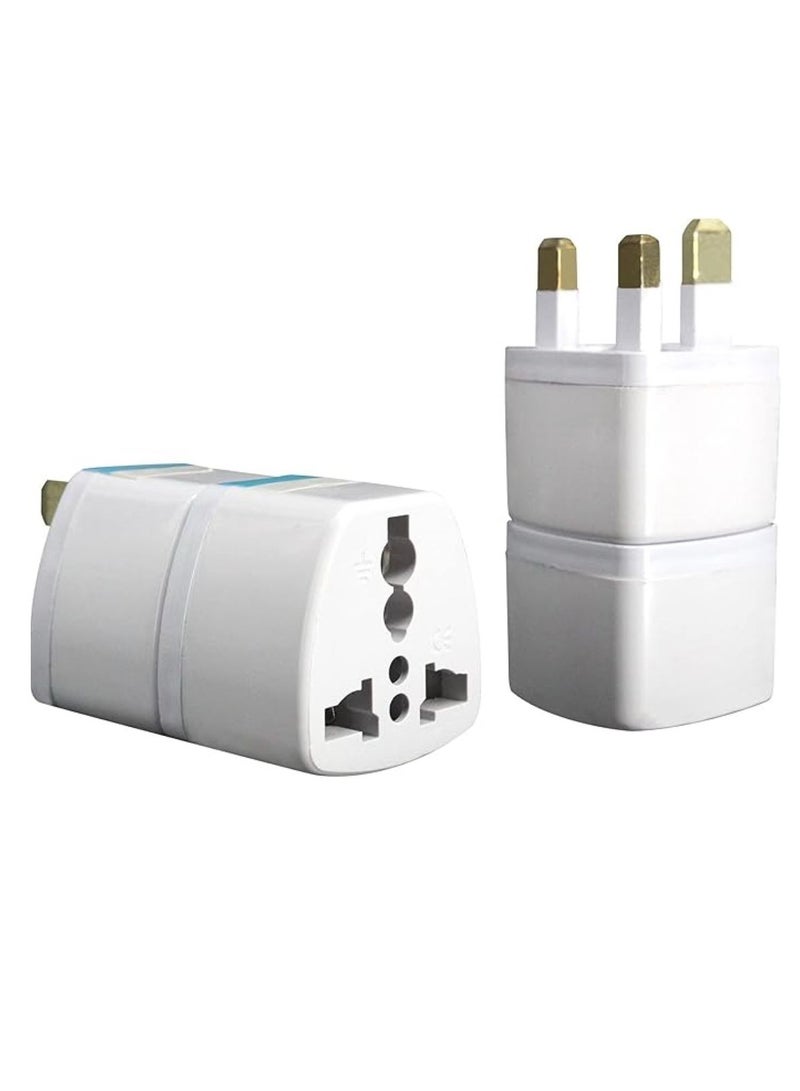 UREVO 6 Pieces Universal Travel Plug Adapter, AU, UK, EU to US AC Power Plugs Adapter, 3 Pin Travel Wall Plug Converter - Image 2