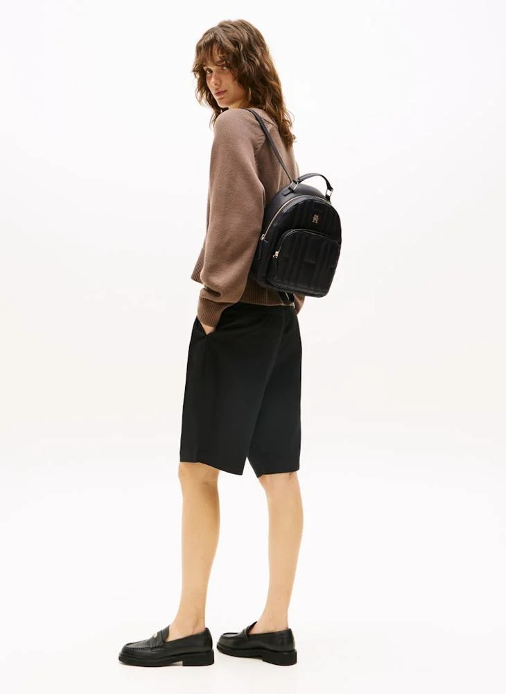 TOMMY HILFIGER Logo Detail Zip Through Backpack