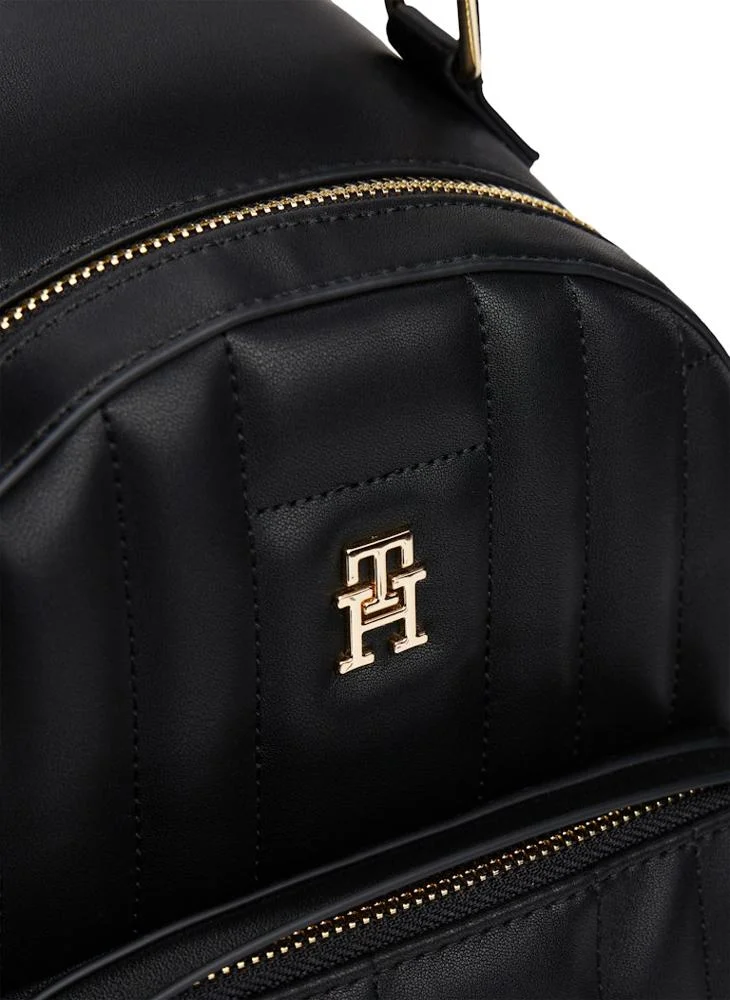 TOMMY HILFIGER Logo Detail Zip Through Backpack