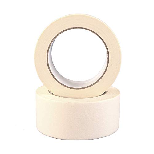 GTSE Masking Tape, 2 Pack, 2 inches x 55 Yards (164 ft), General Purpose Beige Multi-Surface Tape for Painting, Labeling and Craft, 2 Rolls - Image 3