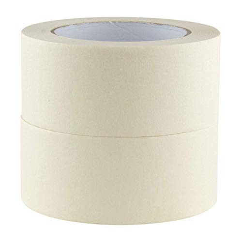 GTSE Masking Tape, 2 Pack, 2 inches x 55 Yards (164 ft), General Purpose Beige Multi-Surface Tape for Painting, Labeling and Craft, 2 Rolls - Image 4