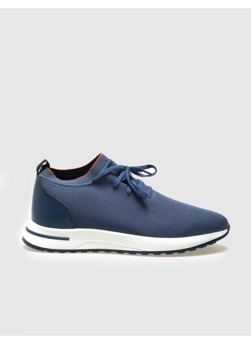 Cabani Milano Knitwear Blue Lace-Up Men's Sports Shoes  - Image 1