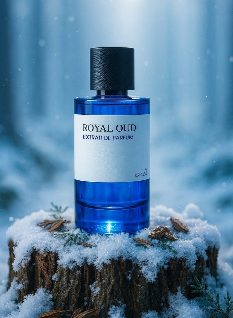 Royal Oud Extrait Eau de Parfum 100ml | Oud Perfume for Men with Leather & Amber Notes