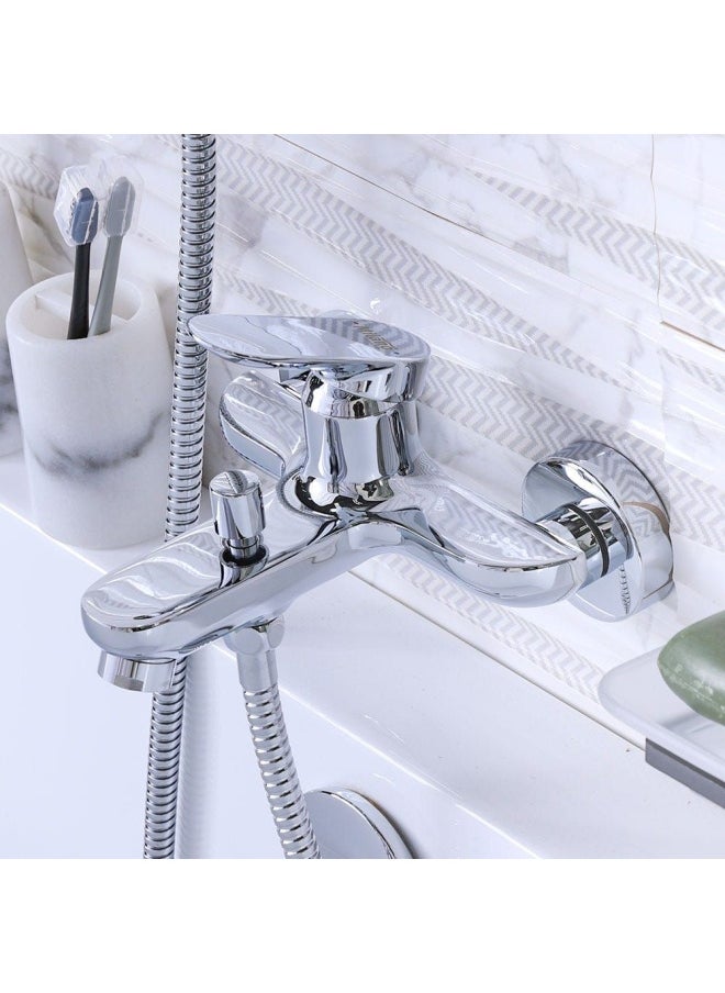 DANUBE HOME Milano Vifa Bath Shower Mixer Tap with Hand Shower  - Image 5